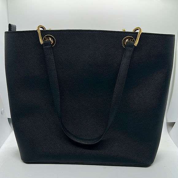 Michael Kors Gorgeous Large Black Danville Leather Tote Bag 💼 - Picture 2 of 6